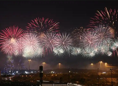 临海县焰火晚会